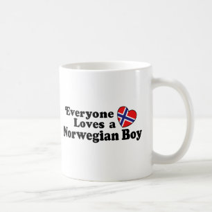 Norwegischer Junge Kaffeetasse