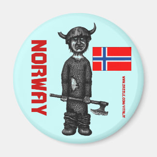 Norwegischer Magnet mit lustigem Besuch