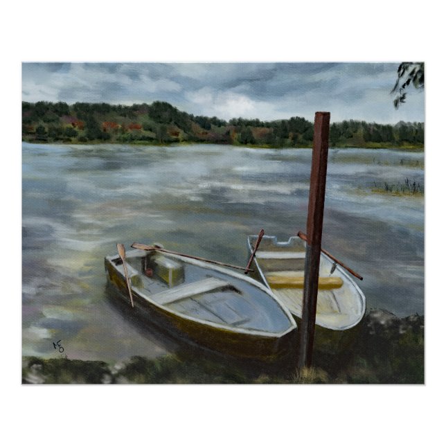 Norwegischer See Poster (Vorderseite)