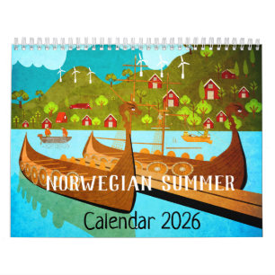 Norwegischer Sommerkalender Kalender