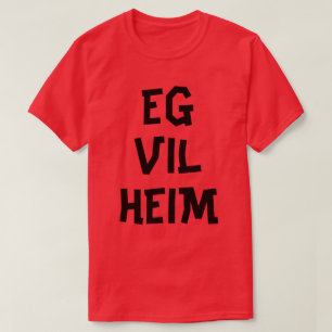Norwegischer Text, den ich gewollt habe, um auf No T-Shirt