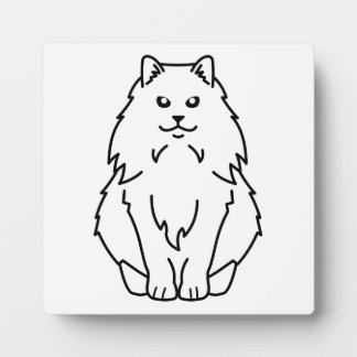 Norwegischer Waldkatze-Cartoon Fotoplatte