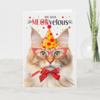 Norwegischer Waldkatze Orange MEOWvelous Birthday