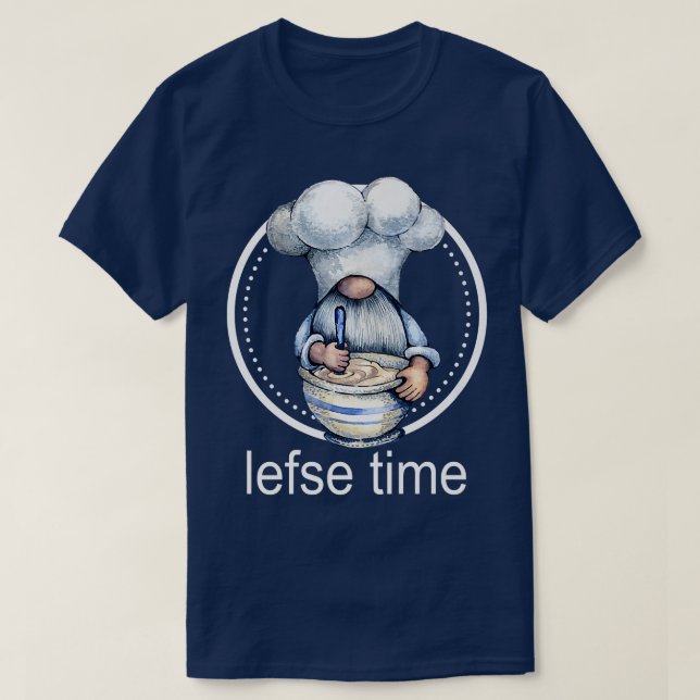 Norwegisches Backen mit weniger Zeit T-Shirt (Design vorne)