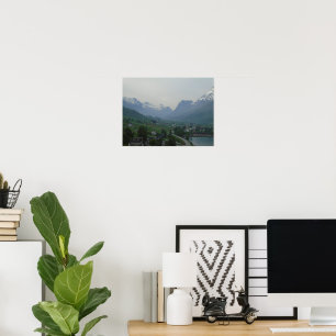 Norwegisches Dorfposter Poster