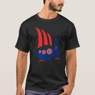 Norwegisches Drachenschiff T-Shirt