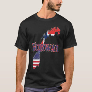Norwegisches Erbe Ausland Norwegische Familie T-Shirt
