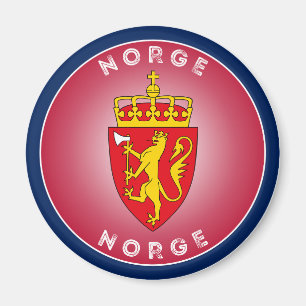 Norwegisches Erbe-Emblem Magnet