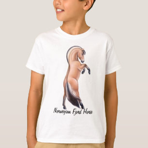 Norwegisches Fjord-Pferd scherzt T - Shirt