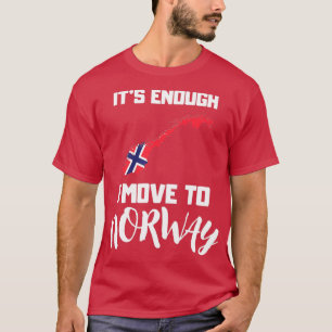 Norwegisches Flag Funny Gift Norwegen T-Shirt