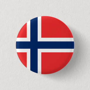 Norwegisches Flaggen-Abzeichen Button