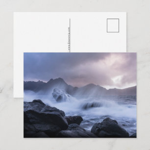 Norwegisches Foto Feiertagspostkarte
