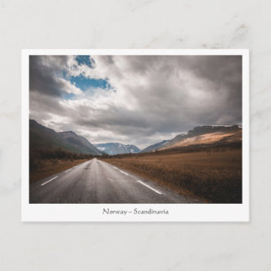 Norwegisches Foto für Landreisen Postkarte