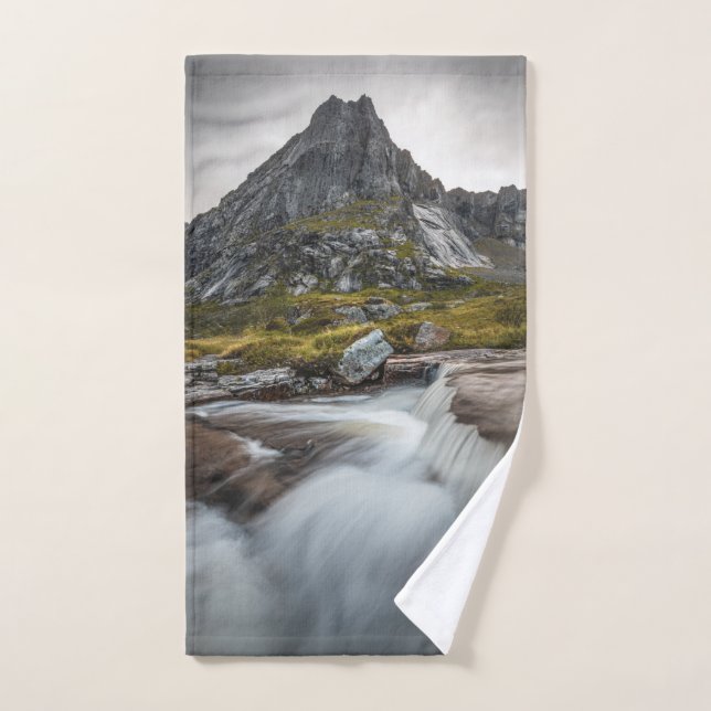 Norwegisches Foto Handtuch (Handtuch)
