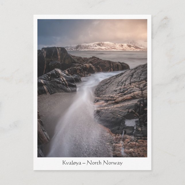 Norwegisches Foto Postkarte (Vorderseite)