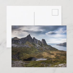 Norwegisches Foto Postkarte