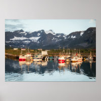 Norwegisches Foto von Fischereifahrzeugen