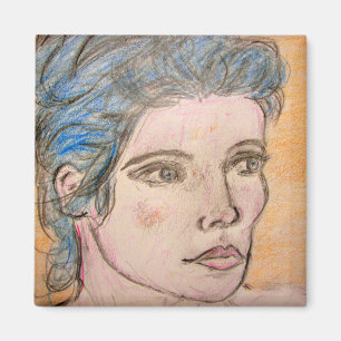 Norwegisches Mädchen Magnet