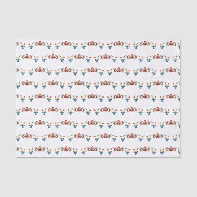 Norwegisches Rosemaling-10lb-Gewebepapier Seidenpapier (Vorderseite)