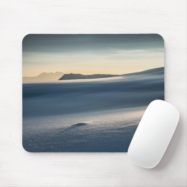 Norwegisches Schneegebiet-Foto Mousepad (Mit Mouse)