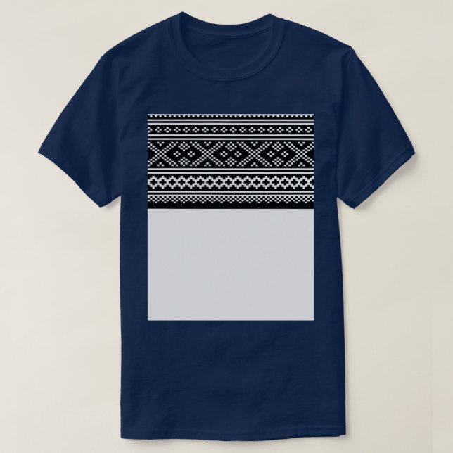 Norwegisches Strickmuster aus setesdal Graphic T-Shirt (Design vorne)