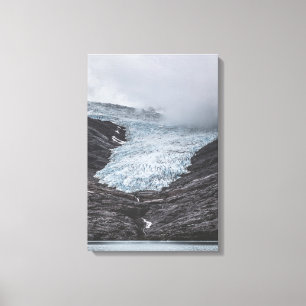 Norwegisches Svartisen Glacier Landscape Foto Leinwanddruck