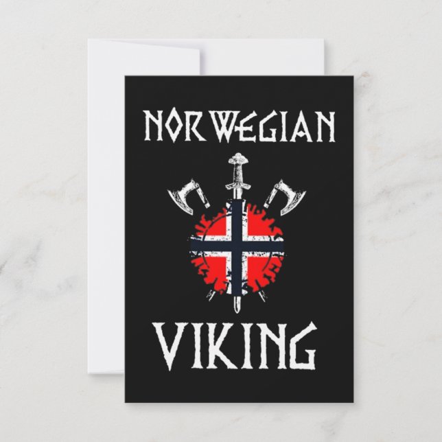 NORWEGISCHES VIKING KARTE (Vorderseite)
