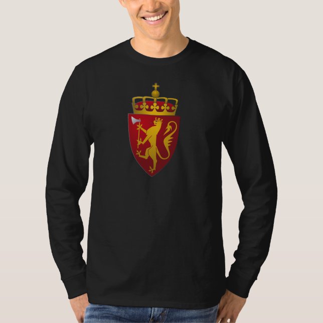 Norwegisches Wappen T-Shirt (Vorderseite)