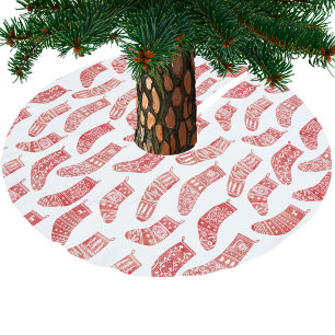 Norwegisches Weihnachtsgebäck-Strumpf Polyester Weihnachtsbaumdecke