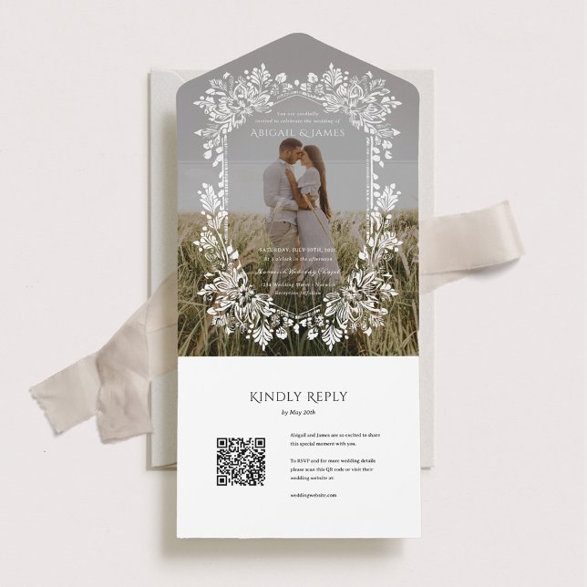 Norwich Foto Wedding Einladung mit RSVP Card (Von Creator hochgeladen)