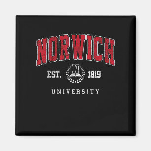 Norwich of Technology Arch Retro für Männer Frauen Magnet