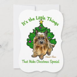 Norwich Terrier Christmas Feiertagskarte