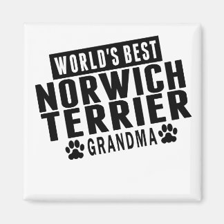Norwich Terrier Grandma Magnet