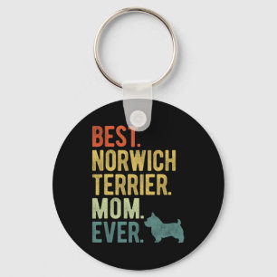 Norwich Terrier Mama Ever Dog liebt Muttertag Schlüsselanhänger