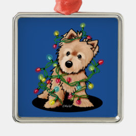 Norwich Terrier Ornament Aus Metall