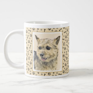 Norwich Terrier Painting - Niedliche Original Dog  Jumbo-Tasse