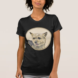 Norwich Terrier Painting - Niedliche Original Dog  T-Shirt