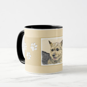 Norwich Terrier Painting - Niedliche Original Dog Tasse