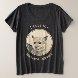 Norwich Terrier Peinture - Cute Original Chien Art