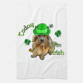 Norwich Terrier St Patricks Handtuch