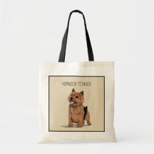 Norwich Terrier-Taschentuch
