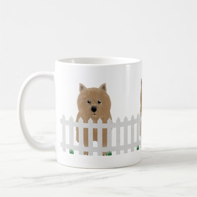 Norwich Terrier Tasse (Links)