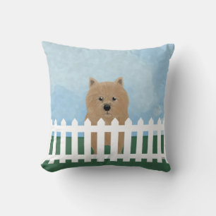 Norwich Terrier Throw Pillow Kissen