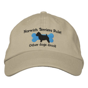 Norwich Terriers Rule StickHat Bestickte Kappe