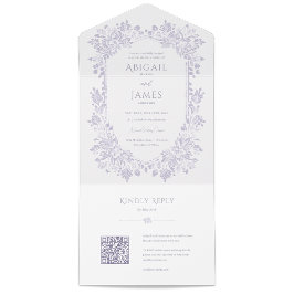 Norwich Wedding Einladung mit RSVP Card