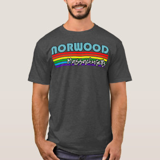 Norwood Massachusetts Pride Norwood LGBT Geschenk T-Shirt
