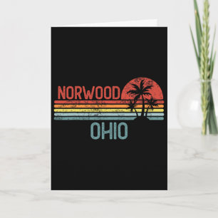 Norwood Ohio Lustig Usa Stadt Trip Heim Wurzeln  Karte