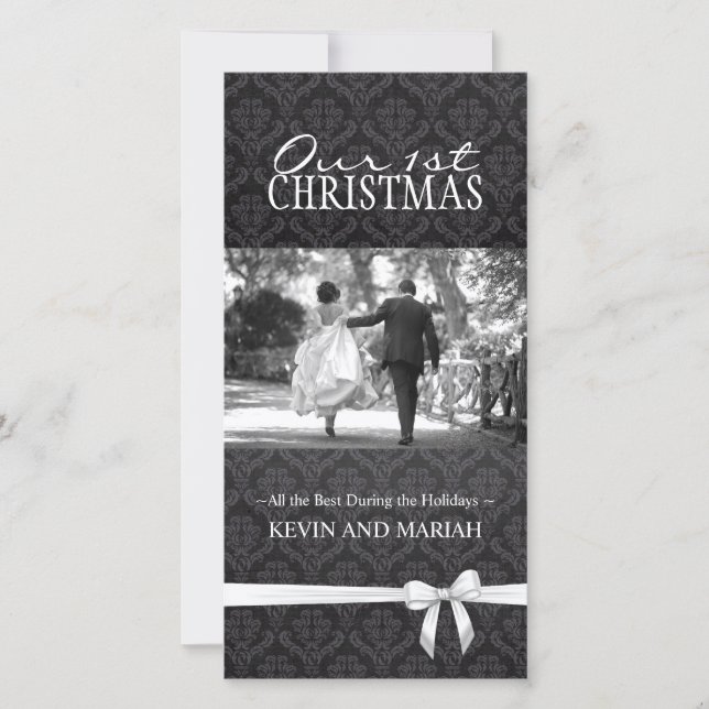 Nos 1ères Cartes Photo de Noël (Devant)