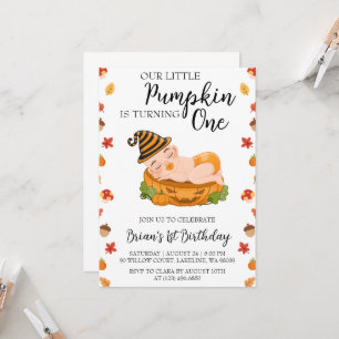 nos petites invitations d'anniversaire de citrouil