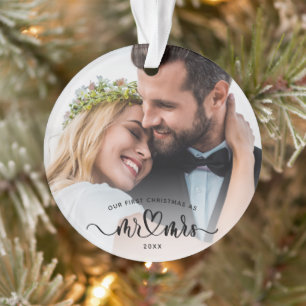 Nos premières photos de Noël en calligraphie Mr et